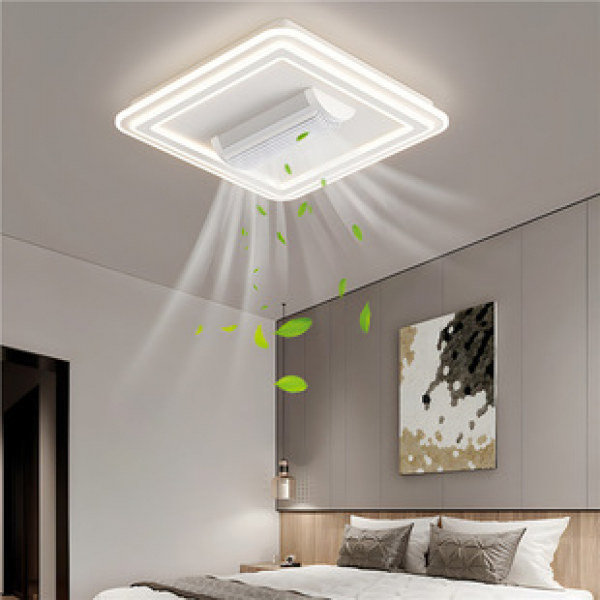 New Leaf Free Fan Light Full Spectrum Living Room Ceiling Light Whole House Package Simple Bedroom Dining Room Ceiling Fan Light