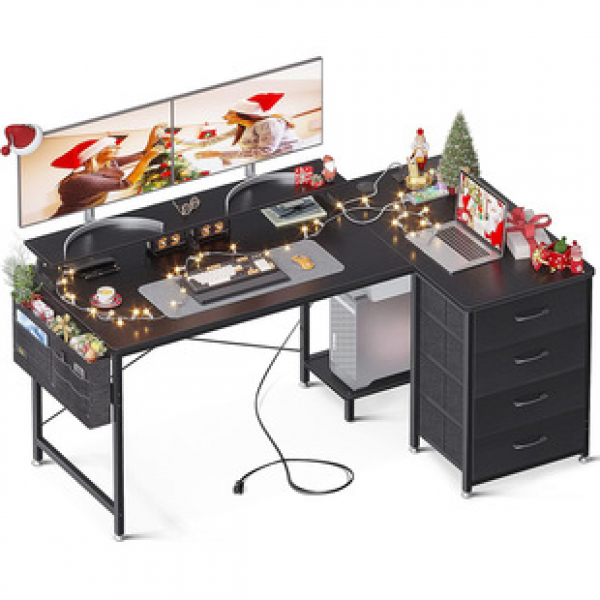 Factory direct sales office computer desk, simple bedroom writing desk with drawers, study desk, student home desk, trendy