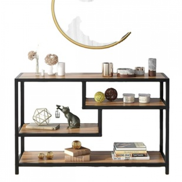 Nordic ins wrought iron storage rack, floor to ceiling, living room, home use, multi-layer low bookshelf, against the wall, office storage display rack