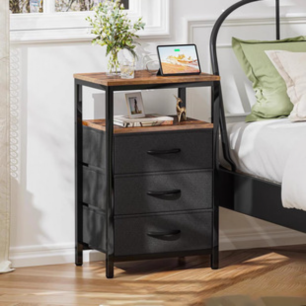 High aesthetic value, light luxury bedside table, home bedroom, bedside storage cabinet, living room drawer style multi-layer storage cabinet, bucket cabinet, trendy