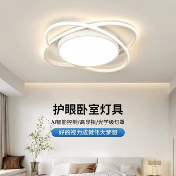 Circular New Year's Light Simple Ceiling Light 2025 Atmospheric Living Room Master Bedroom Light Modern LED Balcony