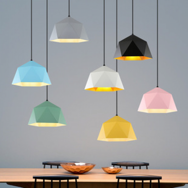 Nordic restaurants, hot pot restaurants, pendant lights, creative and personalized bar counters, milk tea and hairdressing shops, commercial single head small pendant lights