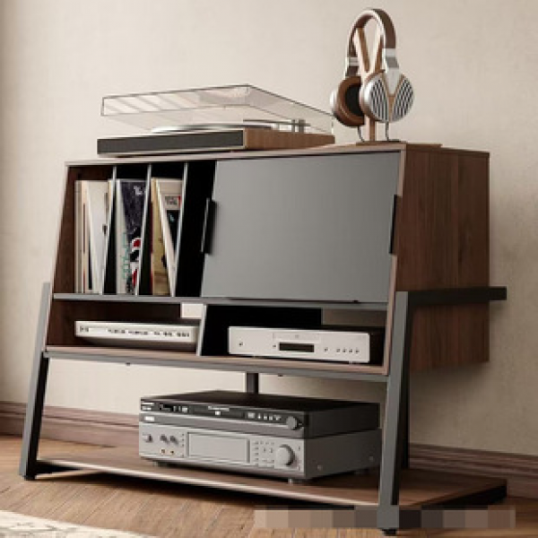 Cross border household record storage rack, metal floor standing storage rack, living room sofa edge, several bedrooms bedside storage rack