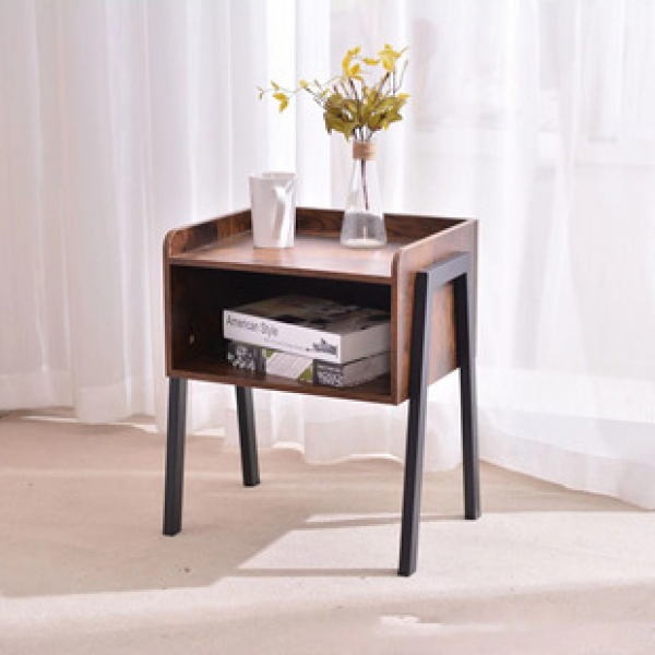 Manufacturer direct sales small coffee table, living room, bedroom, small apartment, tea table, side table, light luxury iron art storage, storage, side table, trendy