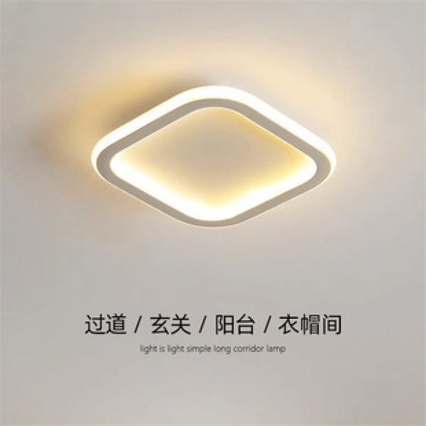 Nordic small balcony corridor LED lamps, pole corridor ceiling lights, simple and modern entrance lights, creative foyer simplicity
