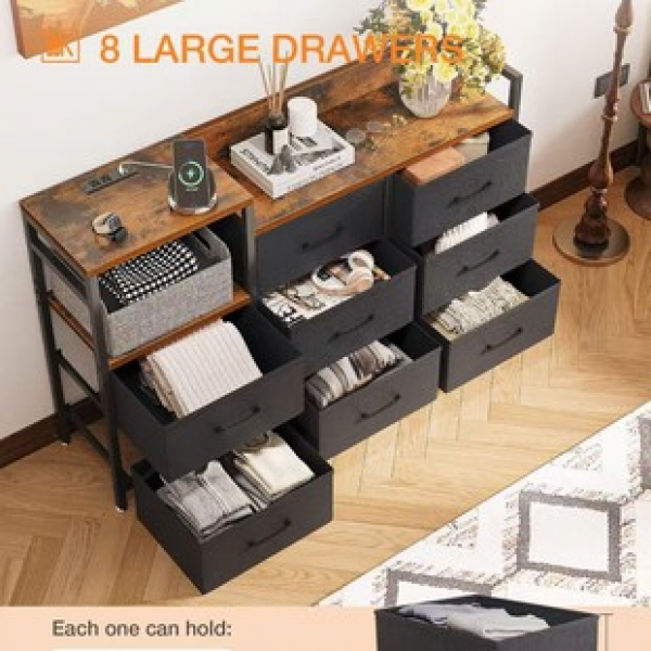 Cross border new floor standing eight grid storage rack with socket, American standard bucket cabinet storage rack, manufacturer direct sales trendy model