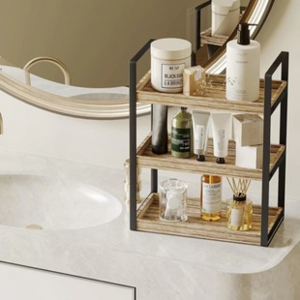 Cross border countertop storage rack, home kitchen seasoning storage rack, office coffee sorting storage rack, trendy