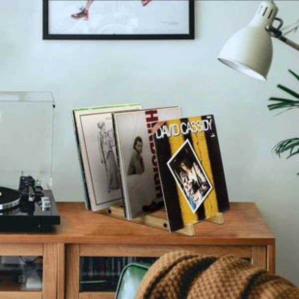 Factory direct sales record rack, home living room, three-layer vinyl display rack, wrought iron magazine rack, desktop decoration ornament trend