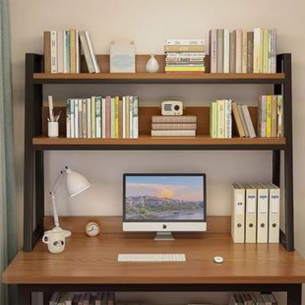 Manufacturer direct sales desktop storage rack, home study desktop double-layer book and miscellaneous storage and sorting rack