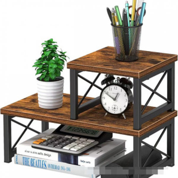 Cross border manufacturer direct sales desktop shelf, kitchen seasoning study, books, balcony, miscellaneous storage iron shelf