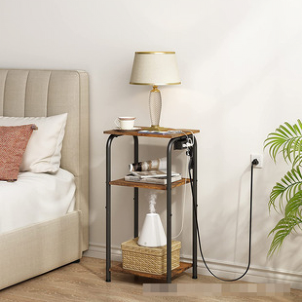 Cross border direct sales modern minimalist coffee table bedside corner table kitchen tea set storage rack living room study small storage rack