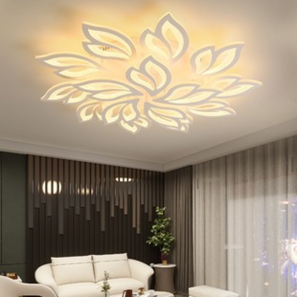 Cross border factory supply of new maple leaf Nordic living room lights, modern and simple lighting fixtures, dining room household bedroom lights, ceiling lights