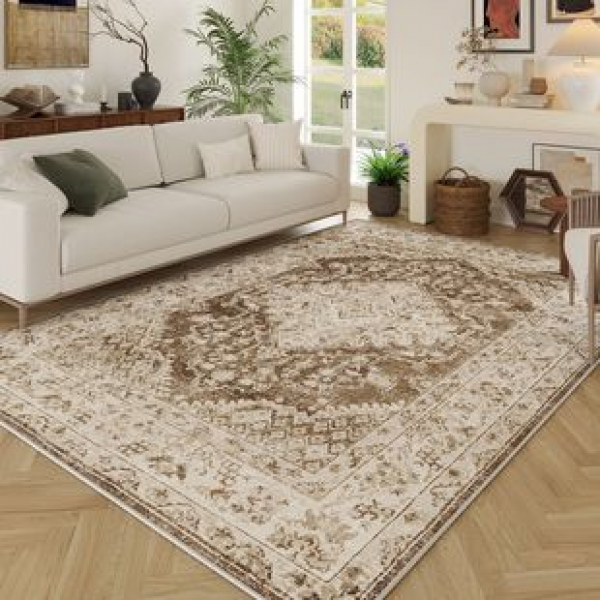 Cross border Türkiye senior feeling living room carpet light luxury American retro bedroom tea table blanket European Persian cashmere blanket