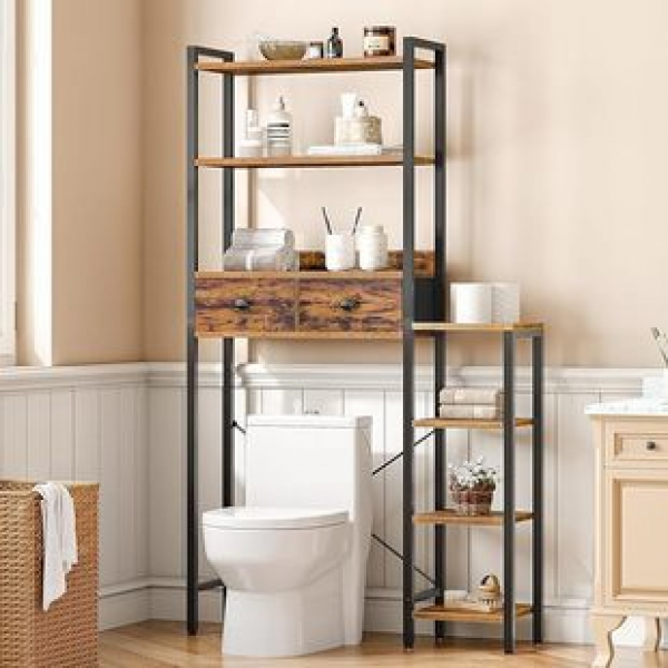 Cross border direct sales toilet storage rack, floor standing toilet, storage rack above toilet, multifunctional bathroom rack, trendy