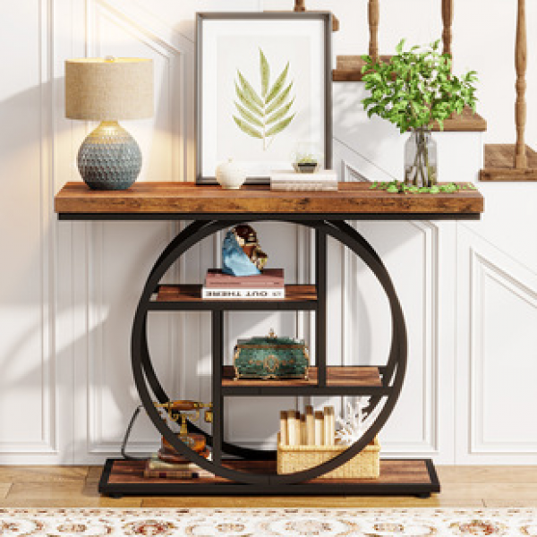 Nordic Multi layer Storage Rack Decorative Entrance Cabinet Iron Art Entrance Platform Modern Simple Entrance Table Light Luxury Bookshelf Against the Wall