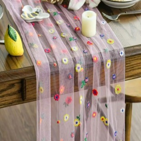 New small floral table flag tablecloth