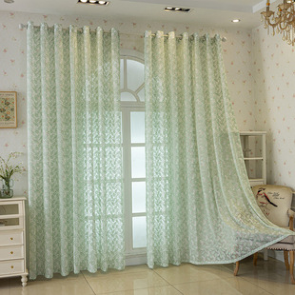 Nail bead lace window screen curtain, transparent but not transparent, white screen curtain, no drilling installation, living room curtain, bedroom blackout