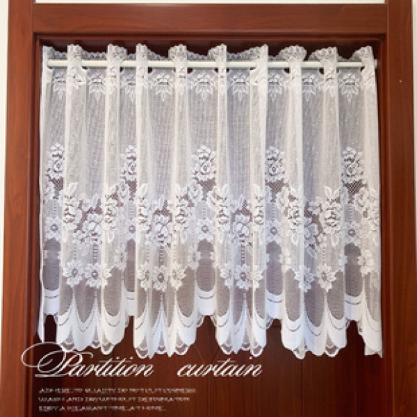American style countryside half curtain, gauze curtain, homestay, internet celebrity, door curtain, lace short curtain, coffee curtain, storefront decoration curtain, partition