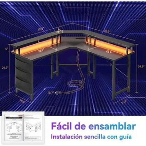 Cross border corner computer desk desktop e-sports desk student bedroom office desk home corner double desk desk trend