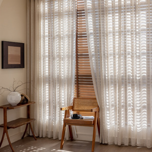 1PC New Solid Color Coarse Hemp Curtains, Living Room and Bedroom Decoration Curtains, Personalized Decoration, Rod Window Screen Curtains