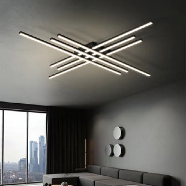 New living room ceiling light creative bedroom light simple LED study modern simple and atmospheric master bedroom light strip light