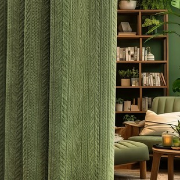 1PC New Wheat Ear Snow Neil Curtains Living Room Bedroom Decoration Curtains Personalized Decoration Rod Window Screen Curtains