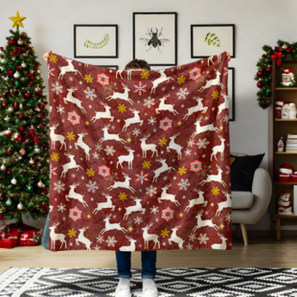 2025 Cross border Foreign Trade Hanging Cloth Christmas Celebration Plant Hanging Decoration Explosive Home Hanging Cloth Decoration Background Wall Tapestry