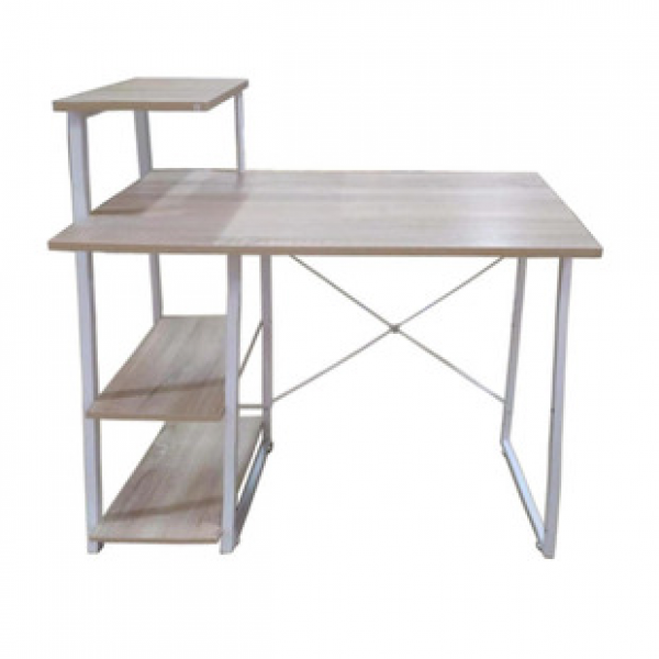 Simple and modern home with bookshelf desk combination, simple student desk, bedroom office, writing desk, computer desktop desk