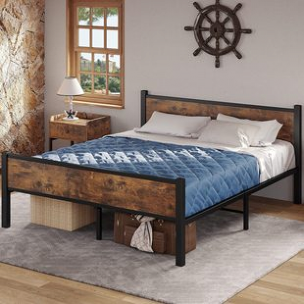 Guangzhou manufacturer direct sales bed frame cross-border e-commerce hot selling bedroom commercial apartment American folding bed frame manufacturer direct sales