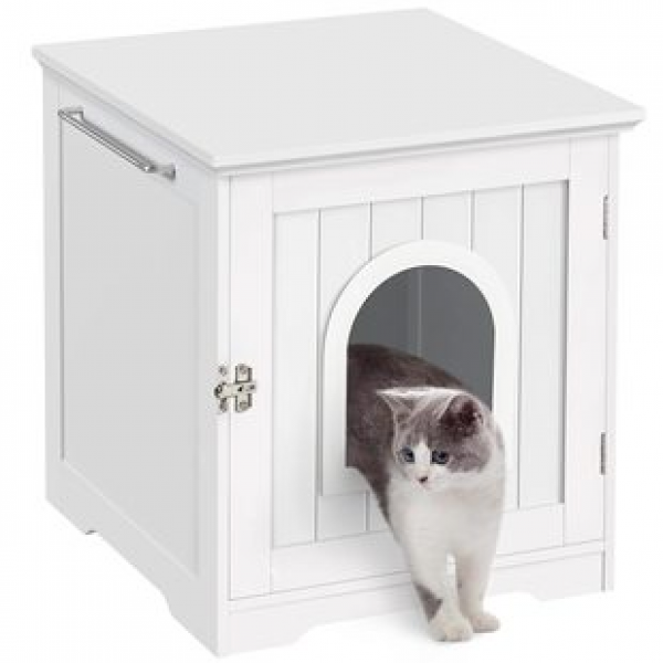 Cross border factory cat litter box, hidden cat toilet with drawer board structure, pet furniture, cat cage can be customized according to pictures