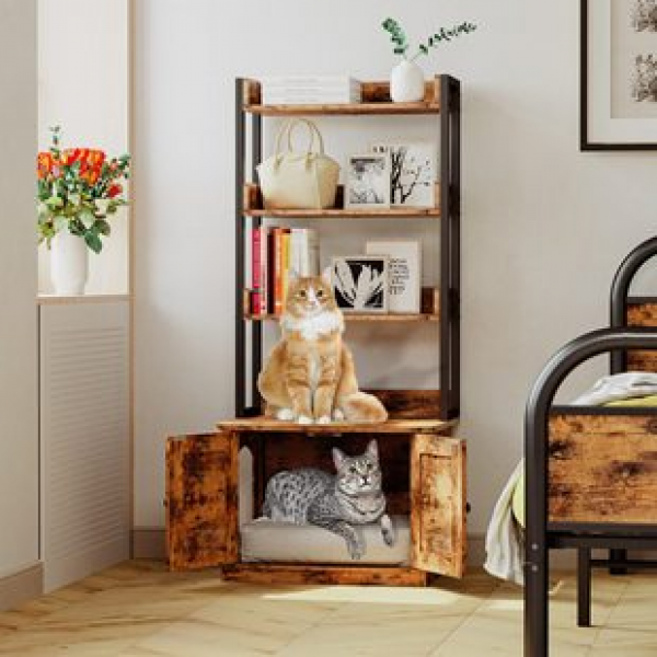 Wooden Cat Nests for Four Seasons, Universal Cat Nests with Storage, Cross border Hot Selling Cat Cages, Shared Furniture for People, Multi functional Dog Nests Trend
