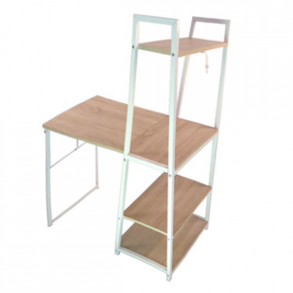 Home study, writing desk, foldable simple computer desk, storage multifunctional combination office computer desk