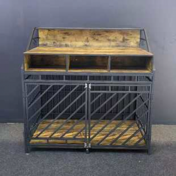 Modern family super sturdy dog leash can store indoor pets, dog cages with storage drawers, and pet cabinets