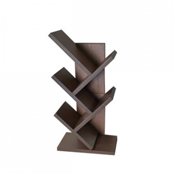 Creative tree shaped vertical storage cabinet, simple and economical student storage bookshelf, easy floor standing bookshelf storage rack