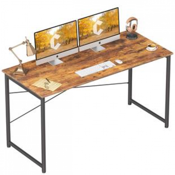 Customized practical retro style trendy sturdy desk Amazon hot selling steel wood structure computer desk office desk