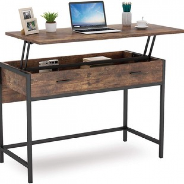 Simple desk suitable for lazy people in student dormitories, adjustable table, cross-border, easy to move bedroom, small study desk