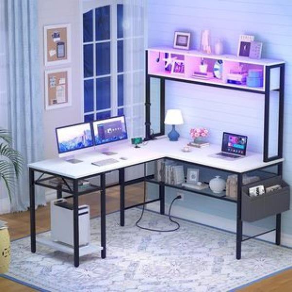 Customized minimalist office desk, long strip for learning, work, computer desk, desktop desk, home desk, bedroom, double player gaming desk
