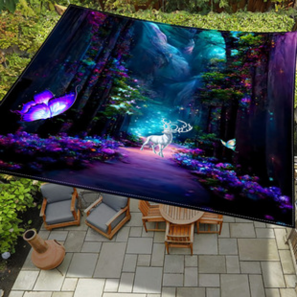 Cross border canopy fabric, quick drying, water-resistant, moisture-proof, outdoor picnic screen, camping screen, camping screen