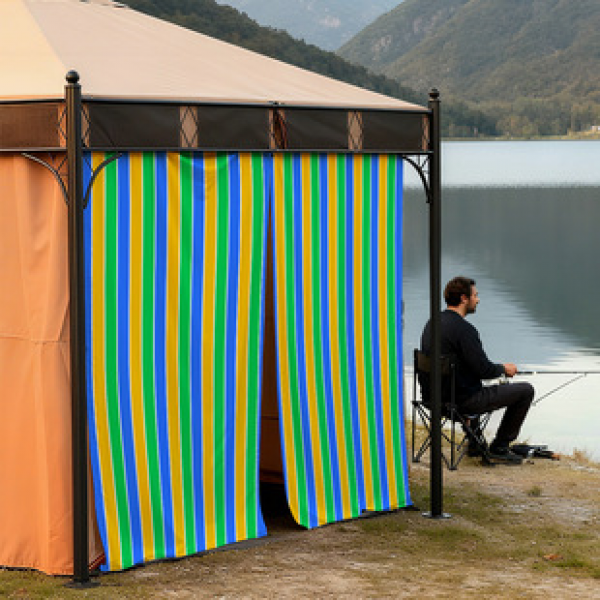 Cross border canopy fabric, quick drying, water-resistant, moisture-proof, outdoor picnic screen, camping screen, camping screen