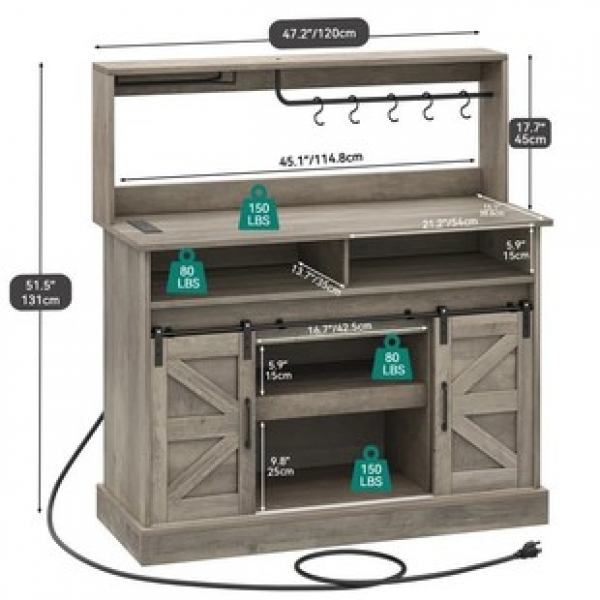 Cross border dining cabinet integrated wall mounted storage cabinet, living room and household tea cabinet, light luxury entrance cabinet, kitchen storage cabinet