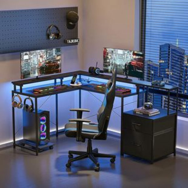 Corner computer desk desktop home double simple modern desk bedroom simple office game corner e-sports desk