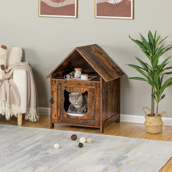 Cross border roof shape suitable for indoor corridors, hidden pet houses, cat litter boxes, cat restrooms, furniture cabinets