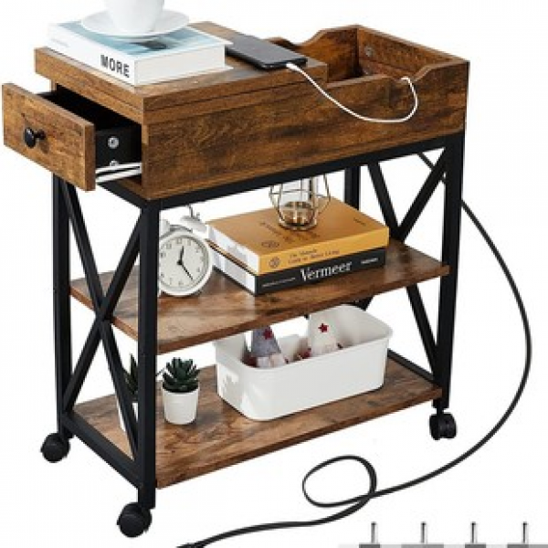 Hot selling factory with mesh partition, casual coffee table, iron wood combination table, simple and modern living room coffee table