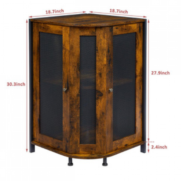 Cross border use for kitchen, living room, dining room, kitchen with breathable iron mesh baking rack, corner microwave oven bracket, storage rack