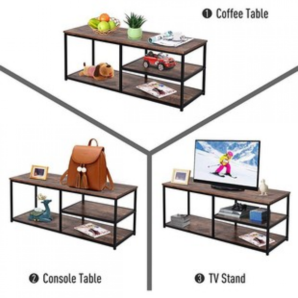 Cross border direct sales of wrought iron American tea table shelf combination, modern and simple TV cabinet, living room and home TV cabinet trend