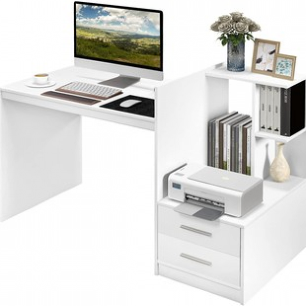 Desktop living room, bedroom, desk, study desk, children's bookshelf, integrated writing desk, modern minimalist computer desk, trendy