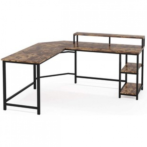 Cross border direct sales office with desktop shelf, American combination desk, Nordic furniture, multi person computer, office desk trend