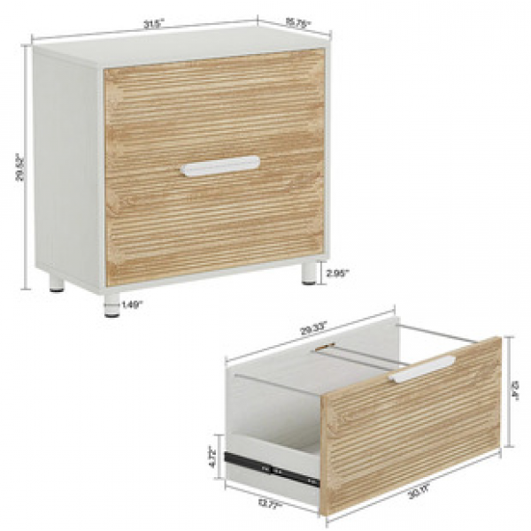 Cross border modern minimalist furniture solid wood intelligent bedside table wholesale bedroom furniture drawer storage intelligent bedside table