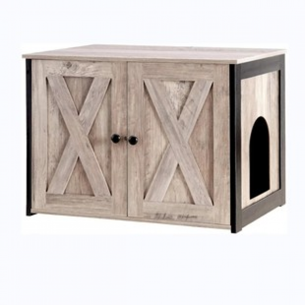 Wooden box, cat nest, pet, coffee table, furniture, cat villa, semi enclosed cat toilet, odor proof pet house, hidden bedside table