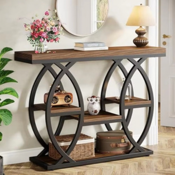 Nordic Multi layer Storage Rack Decorative Entrance Cabinet Iron Art Entrance Platform Modern Simple Entrance Table Light Luxury Bookshelf Against the Wall